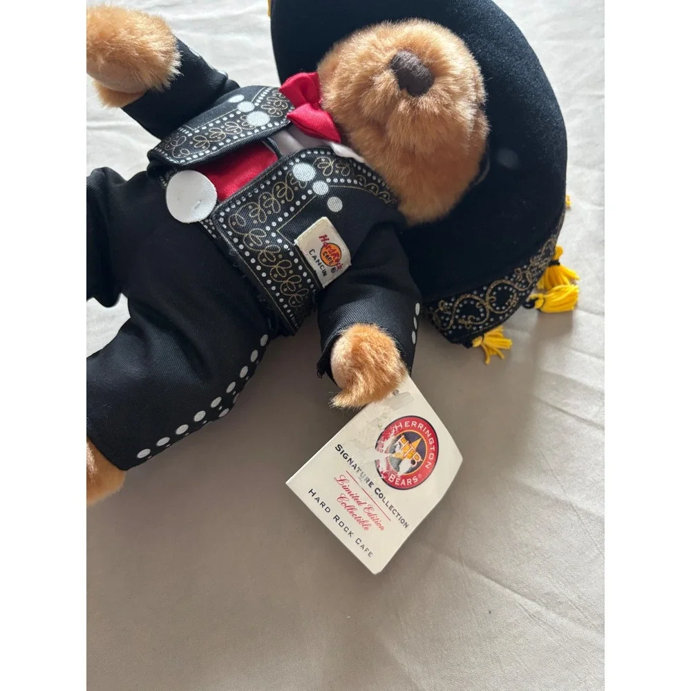 Hard Rock Cafe Cancun Mariachi Bear Signature Collection Limited Edition Plush